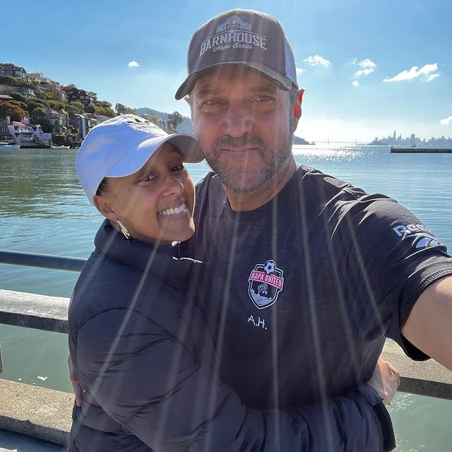 Adam Housley and his wife