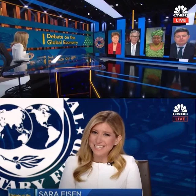 Sara Eisen cbnc reporter